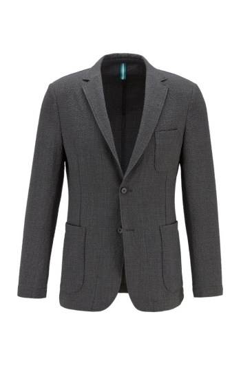 Hugo Boss Slim-fit jacket Lyse Grå | 30S3QP5D