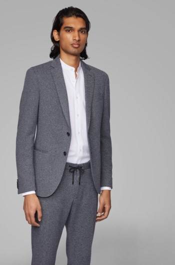 Hugo Boss Slim-fit jacket Mørke Blå | aCuZlx0U