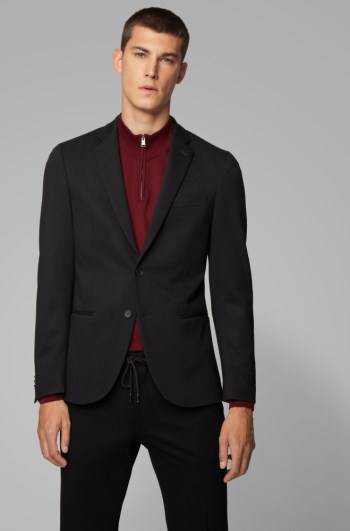 Hugo Boss Slim-fit jacket Svarte | WSgjDnB7