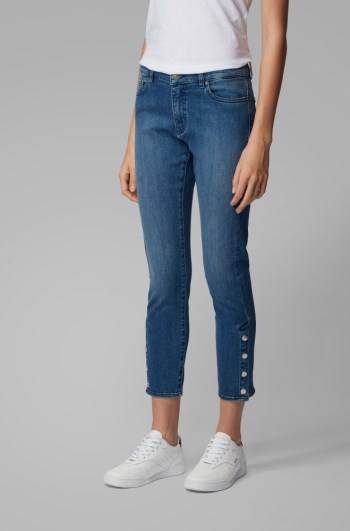 Hugo Boss Slim-fit jeans Blå | 26ZvWyu6