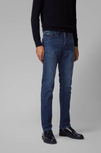 Hugo Boss Slim-fit jeans Blå | xE8u4Lxa