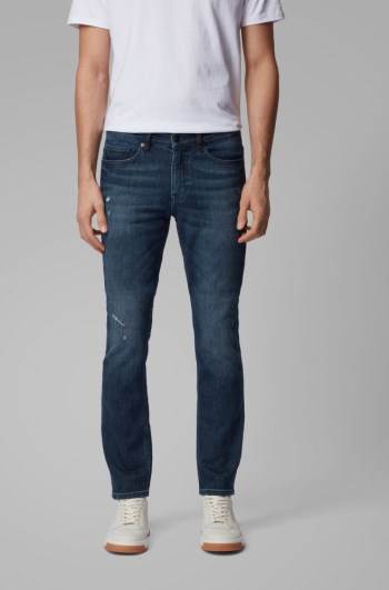 Hugo Boss Slim-fit jeans Blå | xTdqGmaX