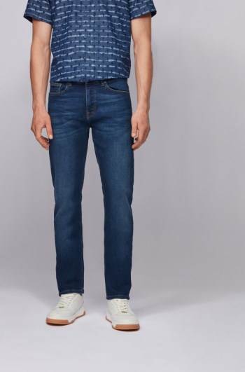 Hugo Boss Slim-fit jeans Mørke Blå | G0OpZAf9