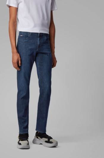 Hugo Boss Slim-fit jeans Mørke Blå | m7lUHPZo