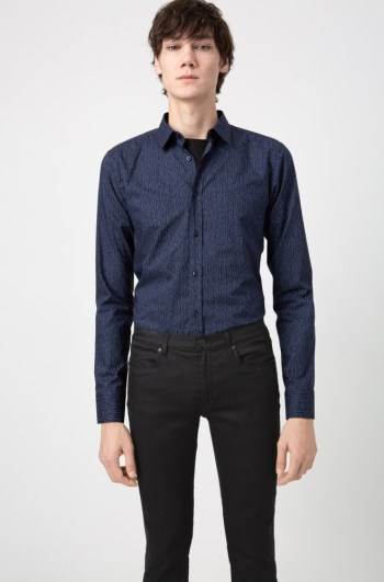 Hugo Boss Slim-fit jeans Svarte | wQVDUMjy