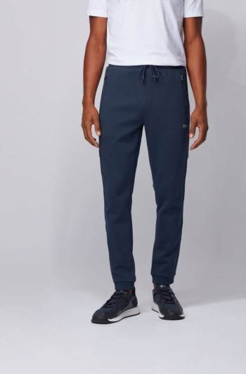 Hugo Boss Slim-fit jogging trousers Mørke Blå | RwZwcRrL