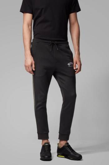 Hugo Boss Slim-fit jogging trousers Svarte | 0NOYBScP