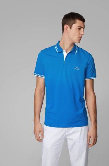 Hugo Boss Slim-fit polo shirt Blå | cENdNpIo