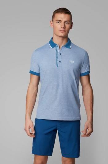 Hugo Boss Slim-fit polo shirt Blå | hmCO6ifg