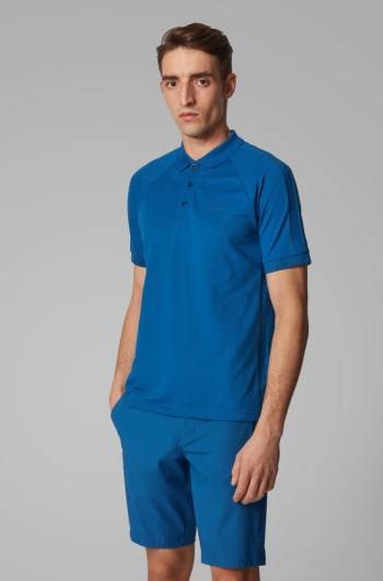 Hugo Boss Slim-fit polo shirt Blå | mEwYAulE