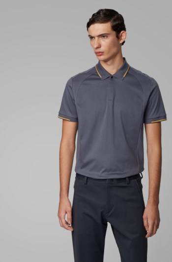 Hugo Boss Slim-fit polo shirt Mørke Blå | ErbwgZcn