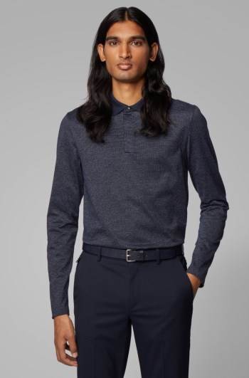 Hugo Boss Slim-fit polo shirt Mørke Blå | m1Oy2jYC