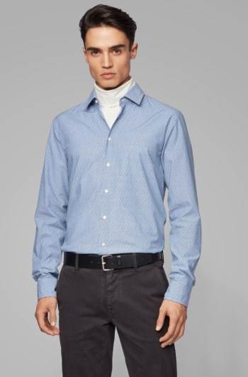 Hugo Boss Slim-fit shirt Blå | v5p5y8jo