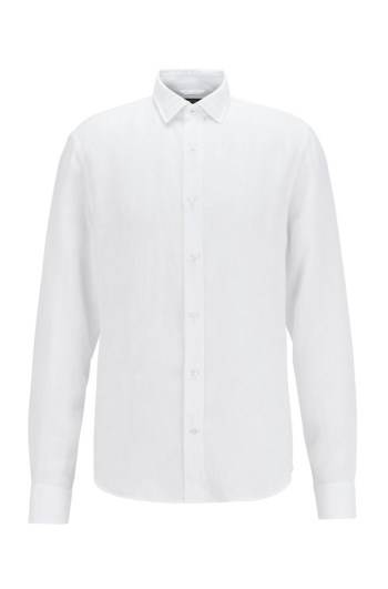 Hugo Boss Slim-fit shirt Hvite | YT3HwciX