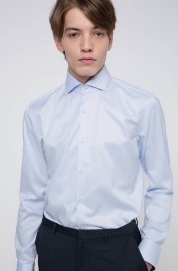 Hugo Boss Slim-fit shirt Lyse Blå | fGajHAf9