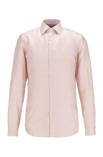 Hugo Boss Slim-fit shirt Lyse Rosa | Pk1SPfqq