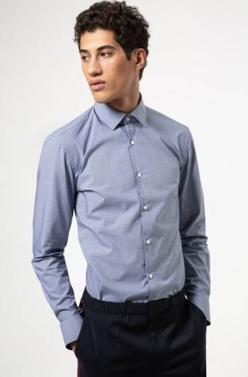 Hugo Boss Slim-fit shirt Mørke Blå | l1tkpQIk