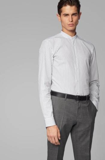 Hugo Boss Slim-fit shirt Svarte | 0LV3cWWY