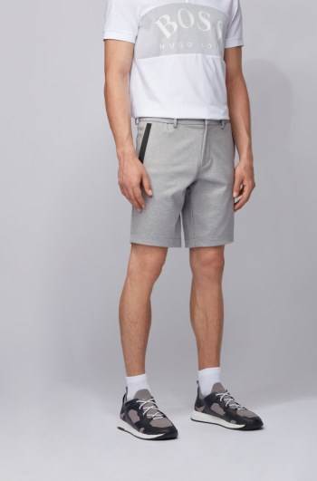 Hugo Boss Slim-fit shorts Lyse Grå | beQ7E9Hh