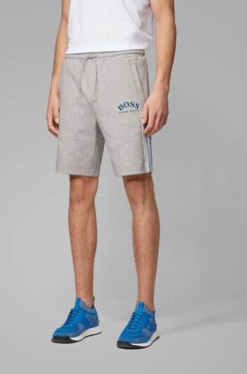 Hugo Boss Slim-fit shorts Lyse Grå | wo5GQoFH