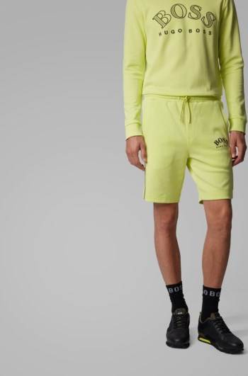 Hugo Boss Slim-fit shorts Lyse Grønn | I80qrKU0