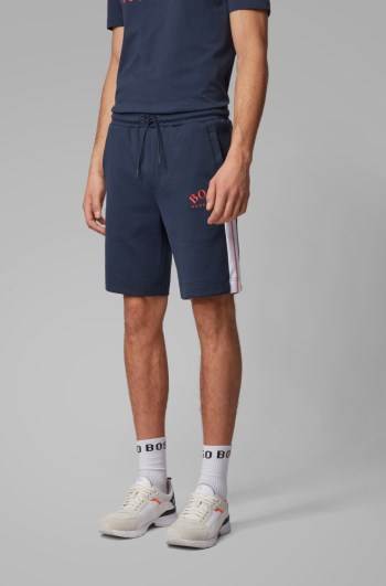 Hugo Boss Slim-fit shorts Mørke Blå | 8Rrw83vG