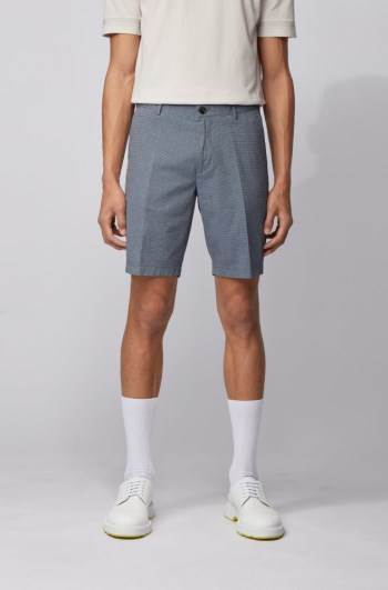 Hugo Boss Slim-fit shorts Mørke Blå | YltkbUg4