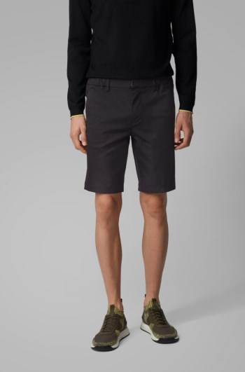 Hugo Boss Slim-fit shorts Svarte | GjGeYrmH