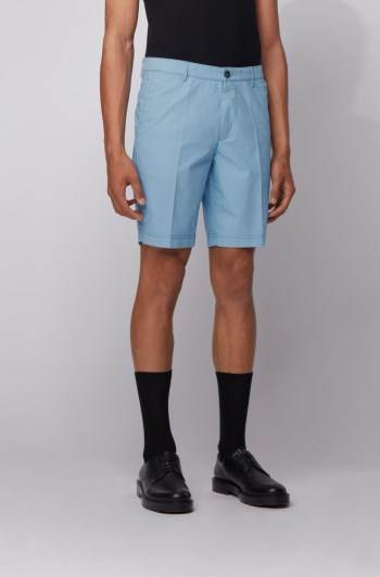 Hugo Boss Slim-fit shorts Turkis | yYjO7cGT