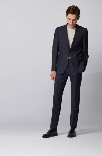 Hugo Boss Slim-fit suit Mørke Blå | rWsiQn52