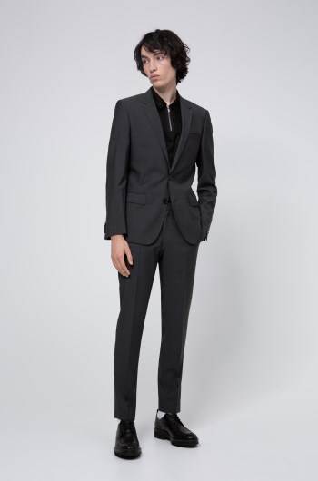 Hugo Boss Slim-fit suit Mørke Grå | zlGJ0b1g