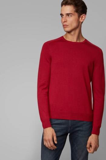 Hugo Boss Slim-fit sweater Rød | zxcfGy0X