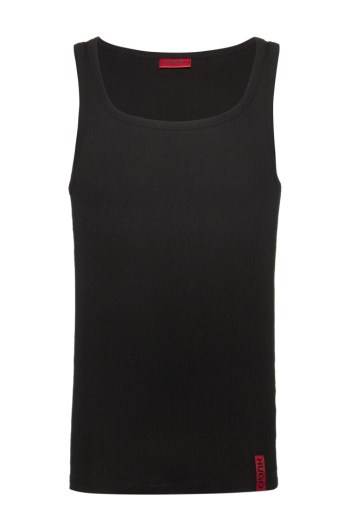 Hugo Boss Slim-fit tank top Svarte | Uuoy6W2J