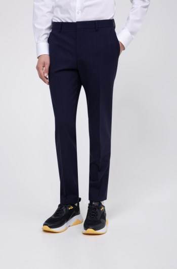 Hugo Boss Slim-fit trousers Blå | jVAl7lHF