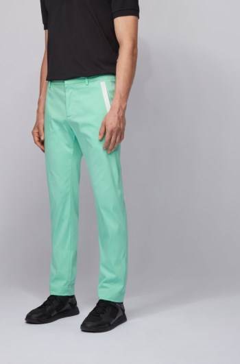 Hugo Boss Slim-fit trousers Grønn | cUxm3BZ8