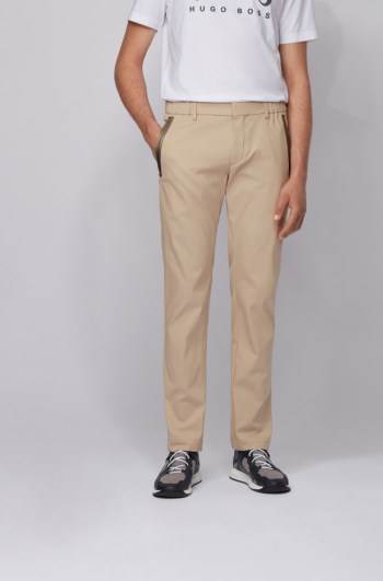 Hugo Boss Slim-fit trousers Lyse Beige | 4Stx84qp