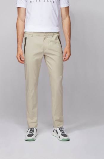 Hugo Boss Slim-fit trousers Lyse Beige | U04bPQYo