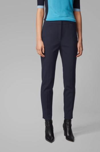 Hugo Boss Slim-fit trousers Lyse Blå | ZPZJHOcj