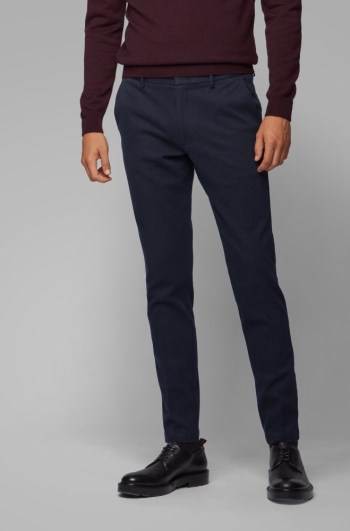 Hugo Boss Slim-fit trousers Mørke Blå | BcLK0xfB