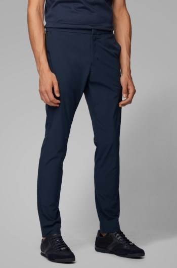 Hugo Boss Slim-fit trousers Mørke Blå | sY10IaYQ