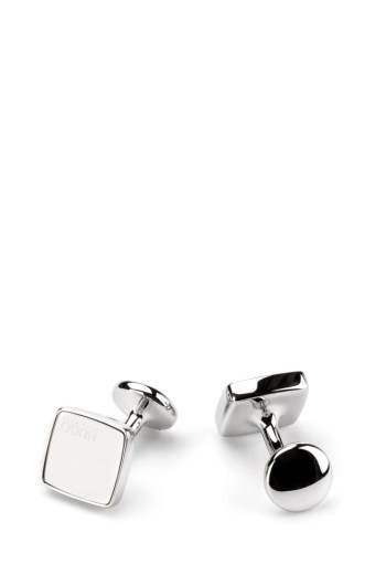 Hugo Boss Square cufflinks Hvite | VdkrdX9W