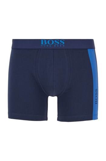 Hugo Boss Stretch-cotton boxer briefs Mørke Blå | GIfHYe18