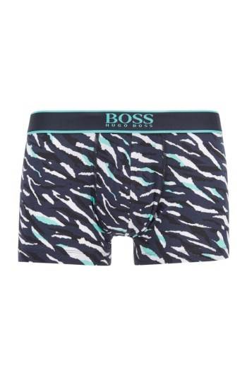 Hugo Boss Stretch-cotton trunks Mørke Blå | cKq4RsWS