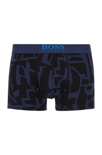 Hugo Boss Stretch-cotton trunks Mørke Blå | xhov7J2J