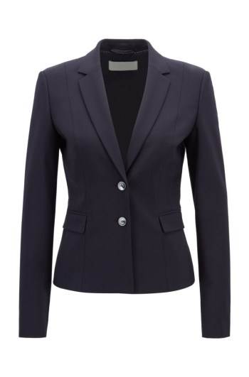 Hugo Boss Stretch wool jacket Mørke Blå | MgNPtoUT