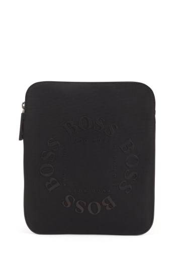 Hugo Boss Structured-nylon envelope bag Svarte | gVs9ARUj