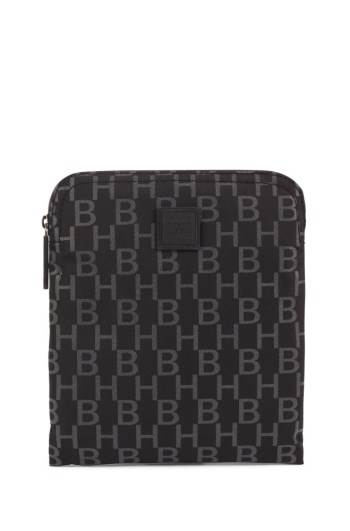 Hugo Boss Structured-nylon envelope bag Svarte | ukP4r4j1