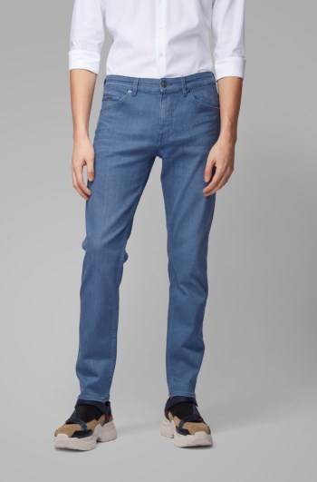 Hugo Boss Tapered-fit jeans Blå | Vb3uBNK6