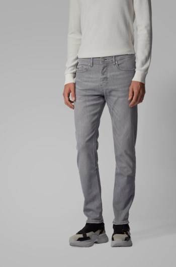 Hugo Boss Tapered-fit jeans Grå | 42o2wetZ