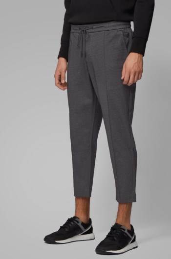 Hugo Boss Tapered-fit trousers Grå | rzyKp45J